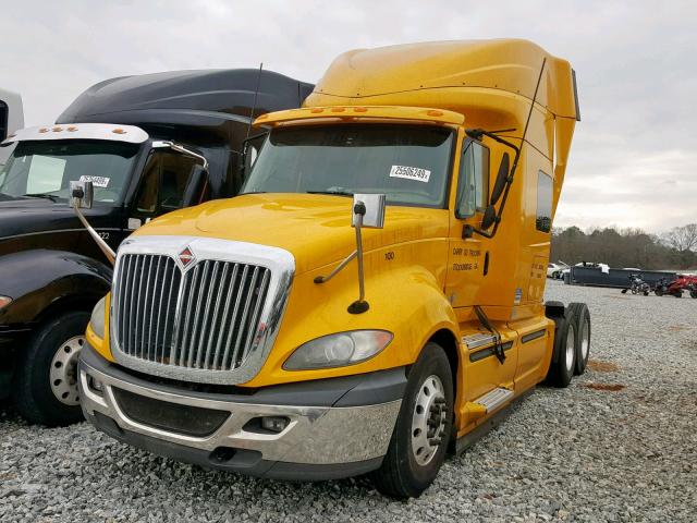 3HSDJSJR8DN301160 - 2013 INTERNATIONAL PROSTAR YELLOW photo 2