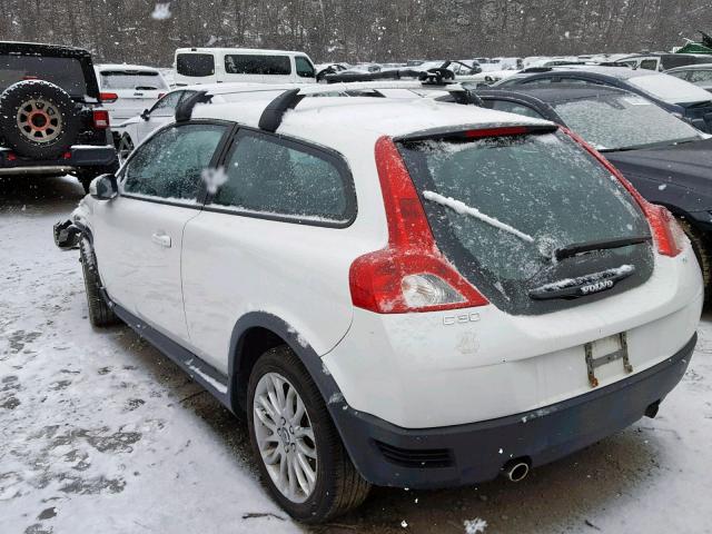 YV1MK672182051216 - 2008 VOLVO C30 T5 WHITE photo 3