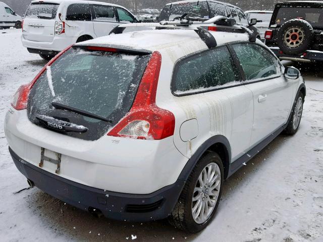 YV1MK672182051216 - 2008 VOLVO C30 T5 WHITE photo 4