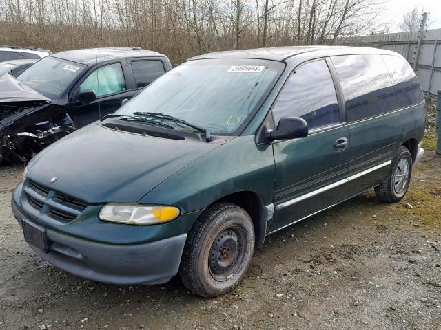 2B4FP2531VR146020 - 1997 DODGE CARAVAN GREEN photo 2