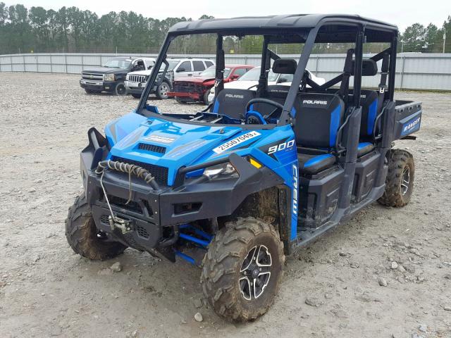 3NSRVE876GG515953 - 2016 POLARIS RANGER CRE BLUE photo 2