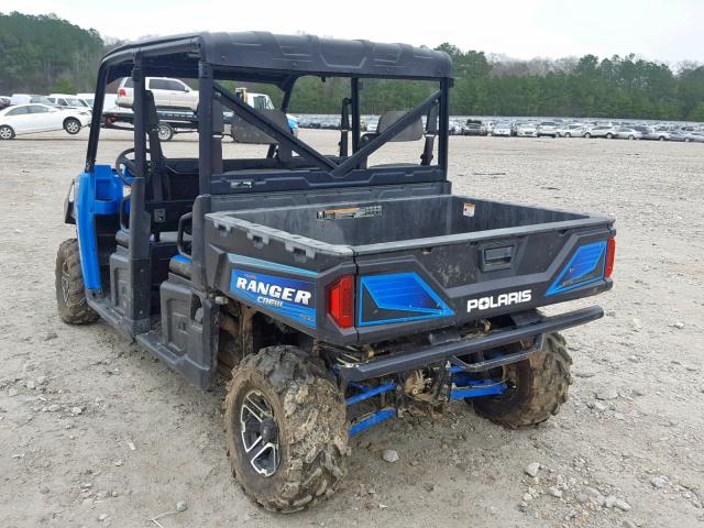 3NSRVE876GG515953 - 2016 POLARIS RANGER CRE BLUE photo 3