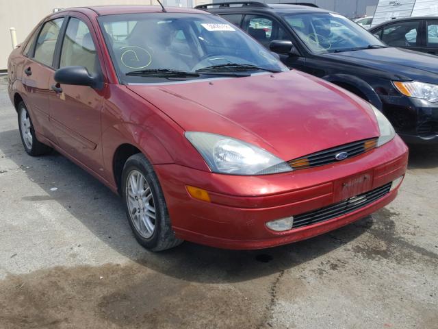 1FAFP38Z34W132821 - 2004 FORD FOCUS ZTS RED photo 1