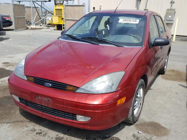 1FAFP38Z34W132821 - 2004 FORD FOCUS ZTS RED photo 2