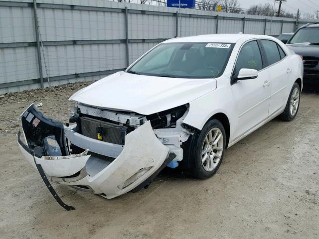 1G11C5SL2FF183741 - 2015 CHEVROLET MALIBU 1LT WHITE photo 2