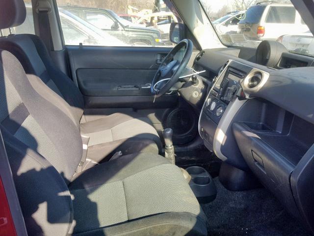 JTLKT334364106903 - 2006 TOYOTA SCION XB Қызыл фото 5