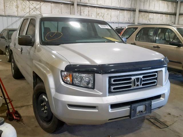 2HJYK16228H530551 - 2008 HONDA RIDGELINE SILVER photo 1