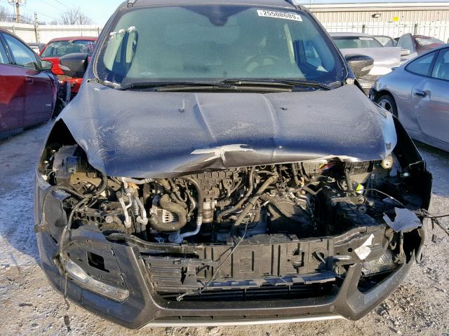 1FMCU9J93FUC02752 - 2015 FORD ESCAPE TIT GRAY photo 9