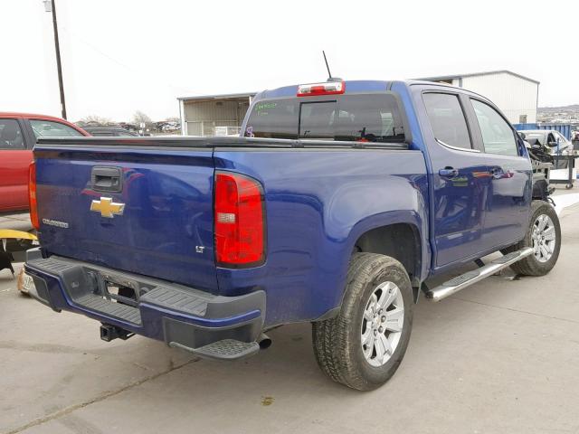 1GCGSBE31F1266458 - 2015 CHEVROLET COLORADO L BLUE photo 4