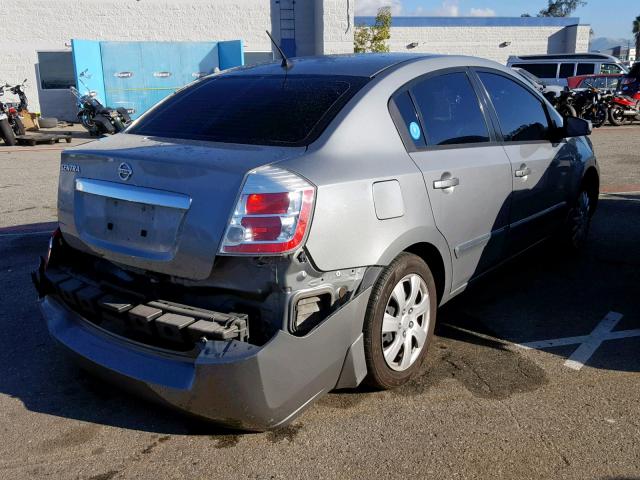 3N1AB6AP4AL668727 - 2010 NISSAN SENTRA 2.0 GRAY photo 4