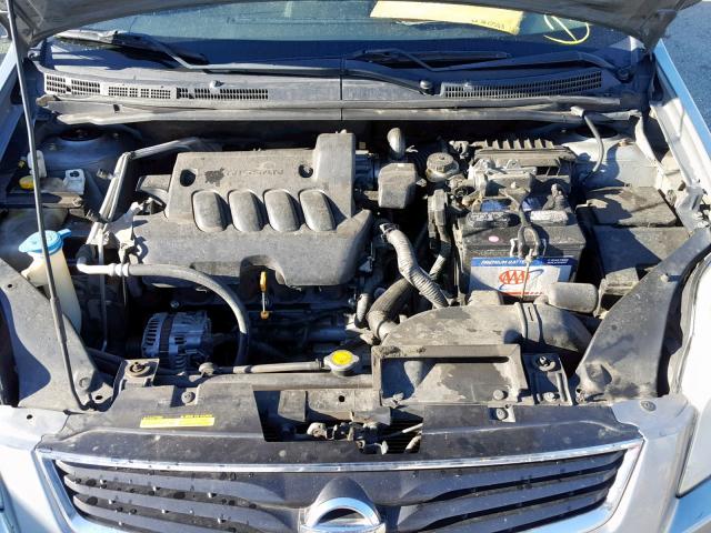 3N1AB6AP4AL668727 - 2010 NISSAN SENTRA 2.0 GRAY photo 7