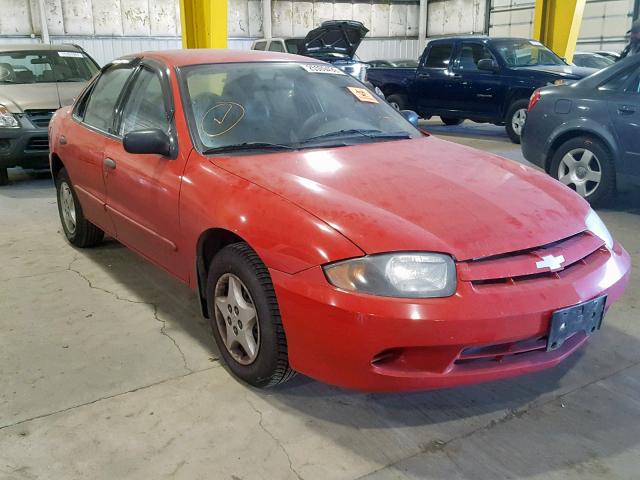 1G1JC52F237307796 - 2003 CHEVROLET CAVALIER RED photo 1