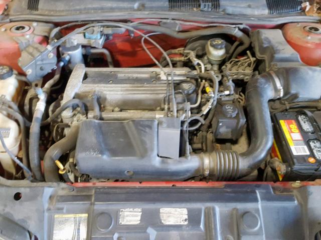 1G1JC52F237307796 - 2003 CHEVROLET CAVALIER RED photo 7