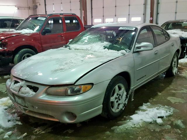 1G2WK52J62F235384 - 2002 PONTIAC GRAND PRIX GRAY photo 2