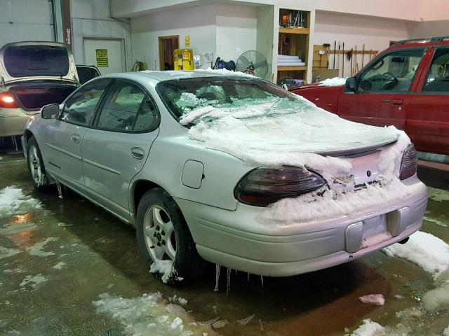 1G2WK52J62F235384 - 2002 PONTIAC GRAND PRIX GRAY photo 3