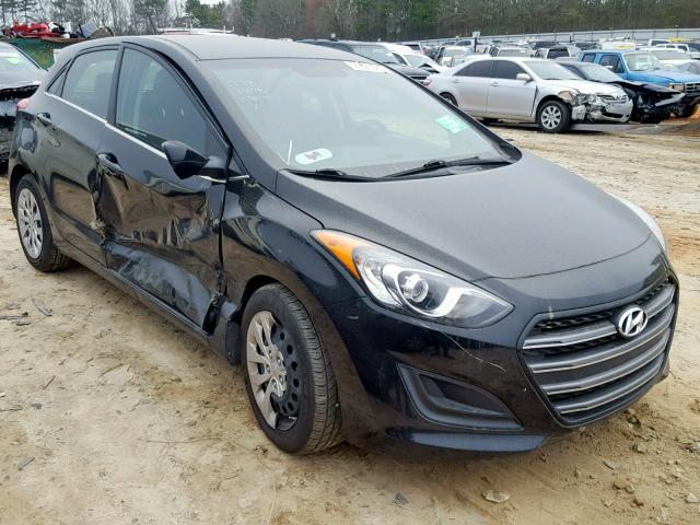 KMHD35LH3GU318796 - 2016 HYUNDAI ELANTRA GT BLACK photo 1