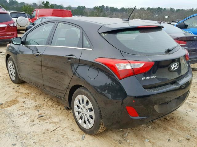 KMHD35LH3GU318796 - 2016 HYUNDAI ELANTRA GT BLACK photo 3