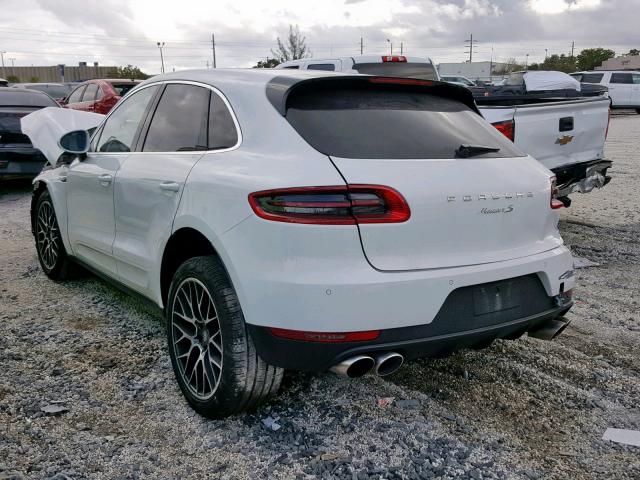 WP1AB2A52HLB19102 - 2017 PORSCHE MACAN S WHITE photo 3