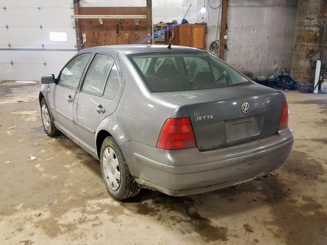 3VWRK69M13M109298 - 2003 VOLKSWAGEN JETTA GL GRAY photo 3