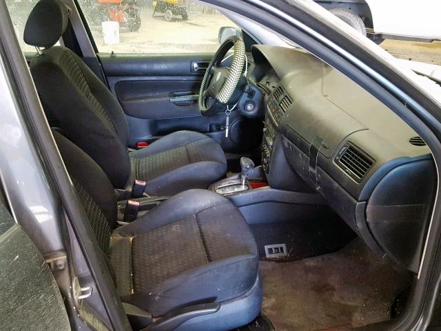 3VWRK69M13M109298 - 2003 VOLKSWAGEN JETTA GL GRAY photo 5