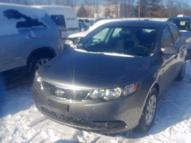 KNAFU4A26C5632169 - 2012 KIA FORTE EX GRAY photo 2