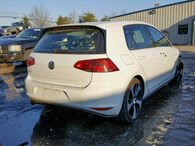 3VW447AU2GM029990 - 2016 VOLKSWAGEN GTI S/SE WHITE photo 4