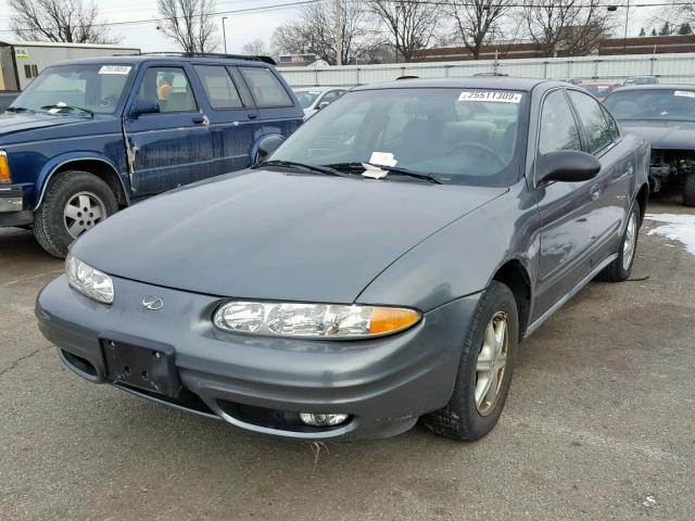 1G3NL52E74C241481 - 2004 OLDSMOBILE ALERO GL SILVER photo 2