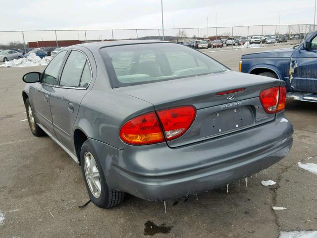 1G3NL52E74C241481 - 2004 OLDSMOBILE ALERO GL SILVER photo 3