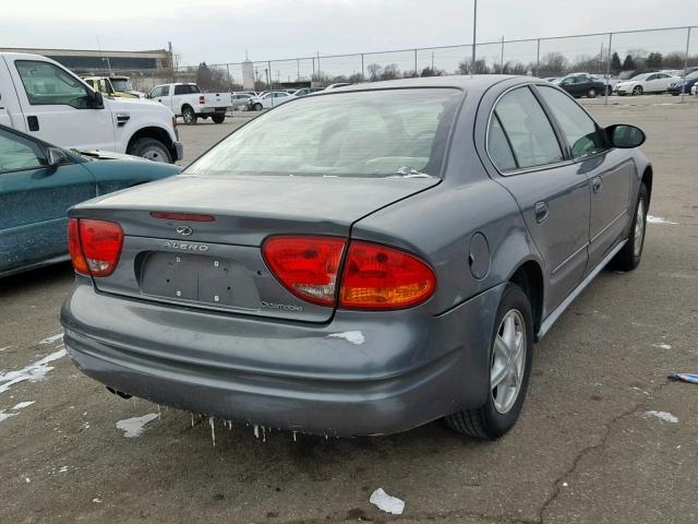 1G3NL52E74C241481 - 2004 OLDSMOBILE ALERO GL SILVER photo 4