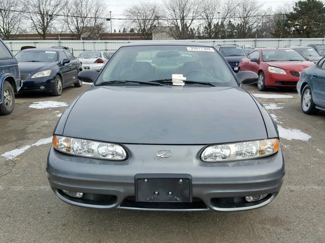 1G3NL52E74C241481 - 2004 OLDSMOBILE ALERO GL SILVER photo 9