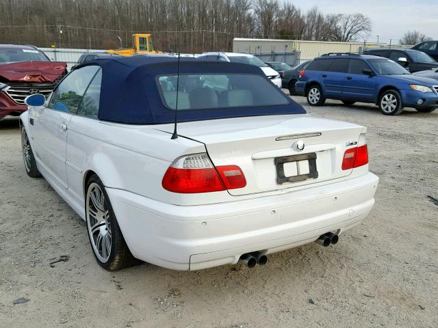 WBSBR93466PK11116 - 2006 BMW M3 WHITE photo 3