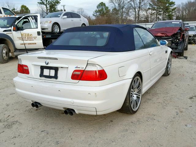 WBSBR93466PK11116 - 2006 BMW M3 WHITE photo 4