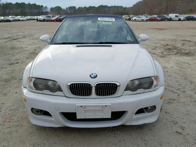 WBSBR93466PK11116 - 2006 BMW M3 WHITE photo 9