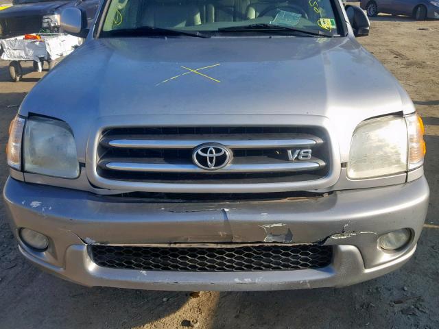 5TDBT48A63S183846 - 2003 TOYOTA SEQUOIA LI GRAY photo 7