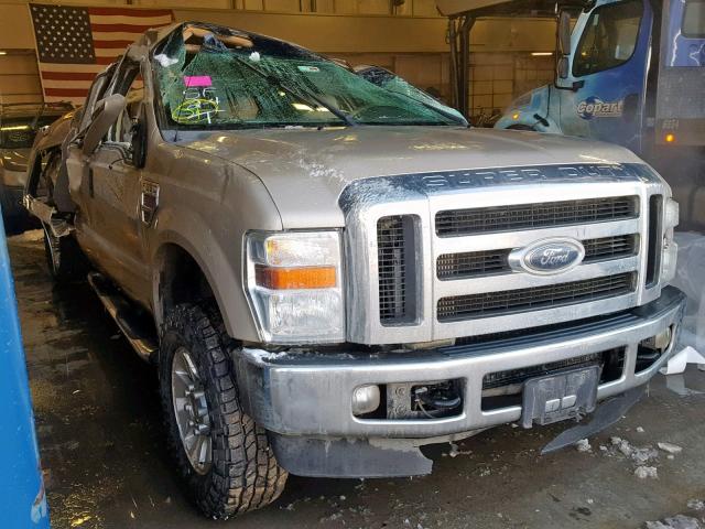 1FTWW31R78ED52756 - 2008 FORD F350 SRW S BEIGE photo 1