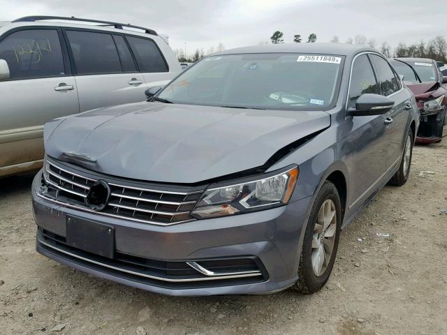 1VWAT7A39GC049376 - 2016 VOLKSWAGEN PASSAT S GRAY photo 2