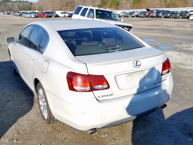 JTHCH96S760014357 - 2006 LEXUS GS GENERAT WHITE photo 3