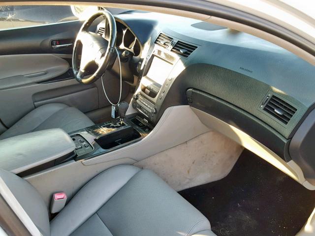 JTHCH96S760014357 - 2006 LEXUS GS GENERAT WHITE photo 5