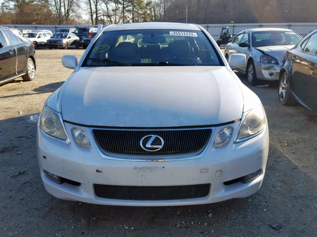 JTHCH96S760014357 - 2006 LEXUS GS GENERAT WHITE photo 9