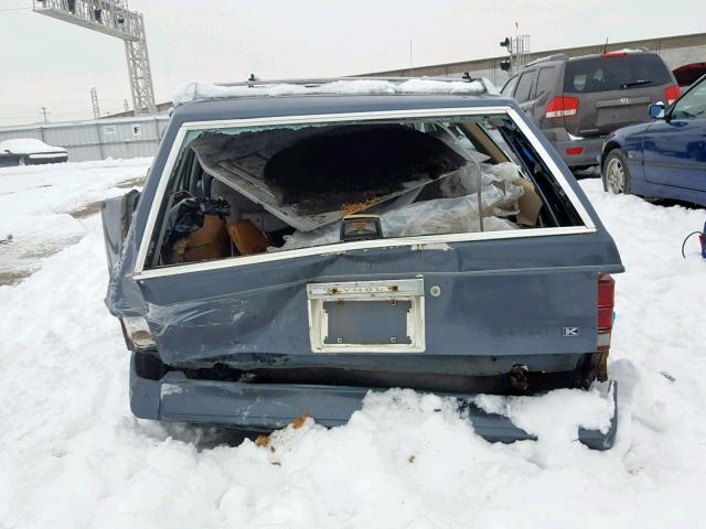 1P3BP39DXGF112534 - 1986 PLYMOUTH RELIANT SE BLUE photo 9