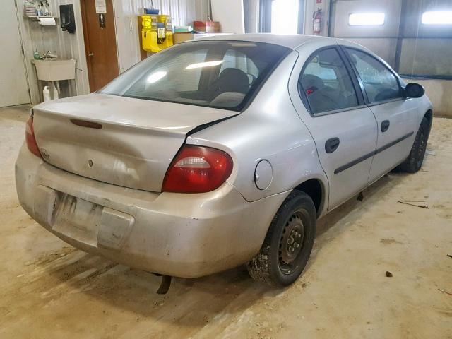 1B3ES26C34D613159 - 2004 DODGE NEON BASE GRAY photo 4