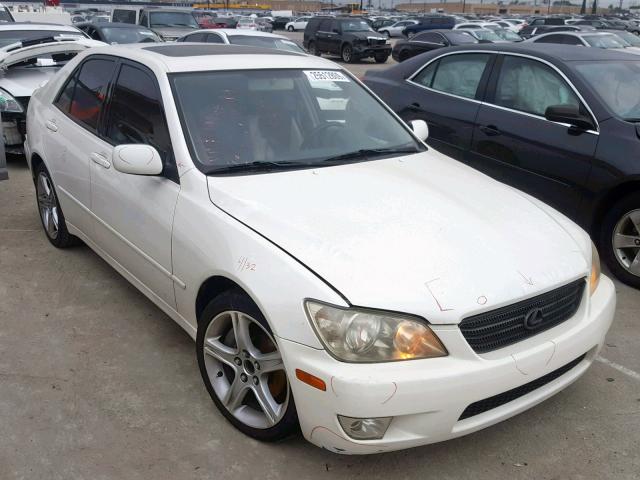 JTHBD182610007169 - 2001 LEXUS IS 300 WHITE photo 1