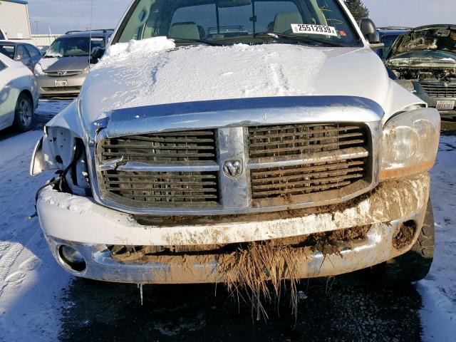 3D7KS28C16G291471 - 2006 DODGE RAM 2500 S Սպիտակ լուսանկար 9