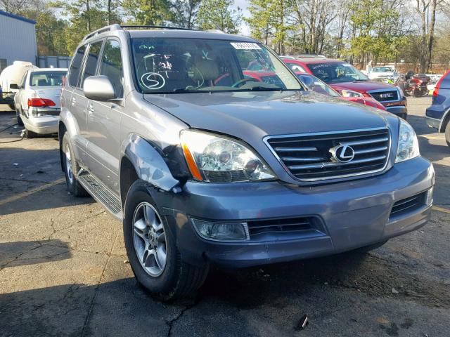 JTJBT20X630011241 - 2003 LEXUS GX 470 GRAY photo 1