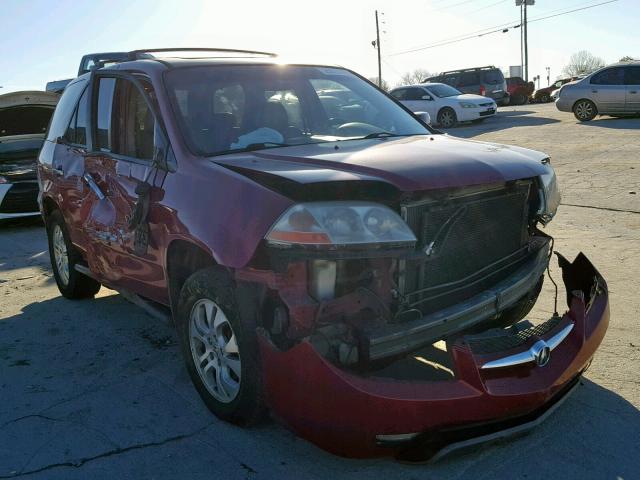 2HNYD18653H504219 - 2003 ACURA MDX TOURIN RED photo 1