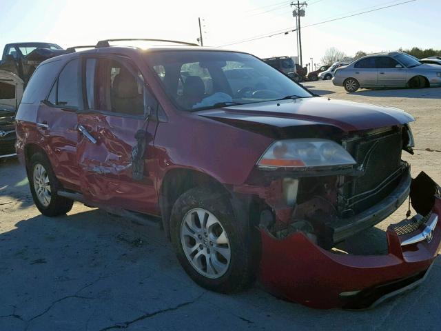 2HNYD18653H504219 - 2003 ACURA MDX TOURIN RED photo 9