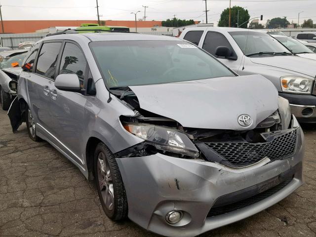 5TDXK3DCXBS110648 - 2011 TOYOTA SIENNA SPO SILVER photo 1