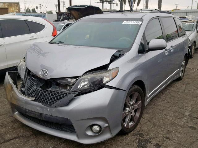 5TDXK3DCXBS110648 - 2011 TOYOTA SIENNA SPO SILVER photo 2