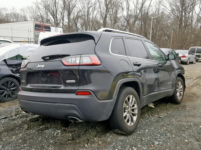 1C4PJMLN0KD135405 - 2019 JEEP CHEROKEE L BLACK photo 4