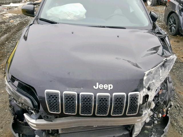 1C4PJMLN0KD135405 - 2019 JEEP CHEROKEE L BLACK photo 7